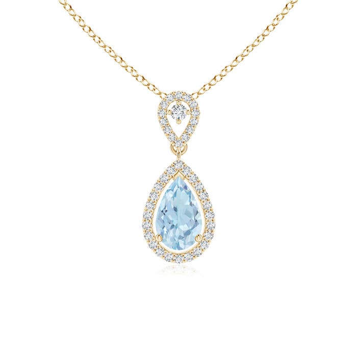 AA - Aquamarine / 0.84 CT / 14 KT Yellow Gold