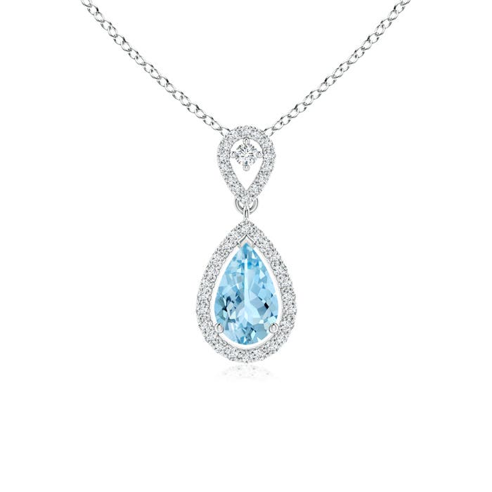 AAAA - Aquamarine / 0.84 CT / 14 KT White Gold