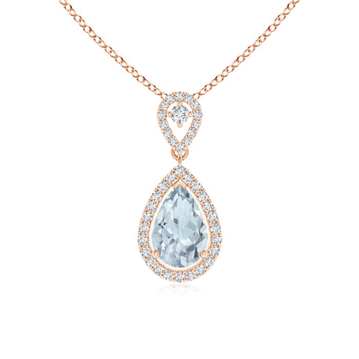 A - Aquamarine / 1.37 CT / 14 KT Rose Gold