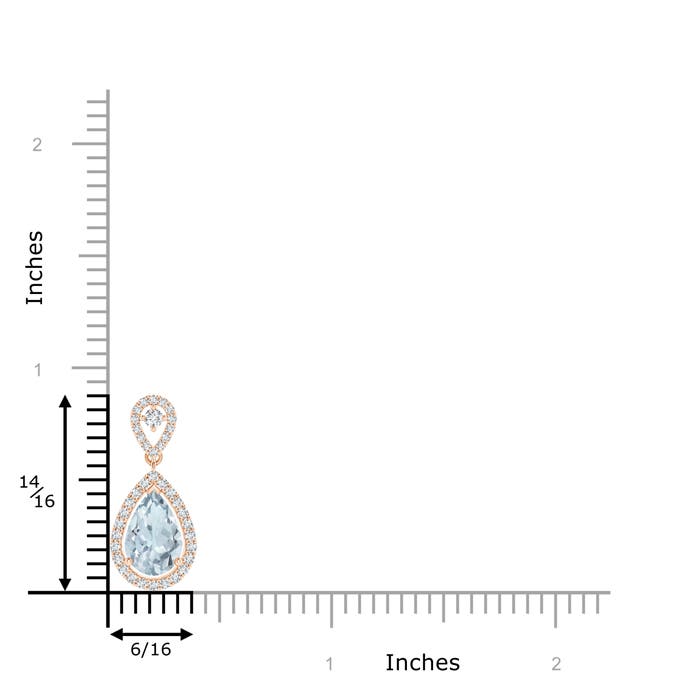 A - Aquamarine / 1.37 CT / 14 KT Rose Gold