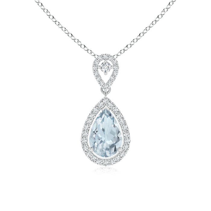 A - Aquamarine / 1.37 CT / 14 KT White Gold