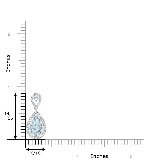 A - Aquamarine / 1.37 CT / 14 KT White Gold