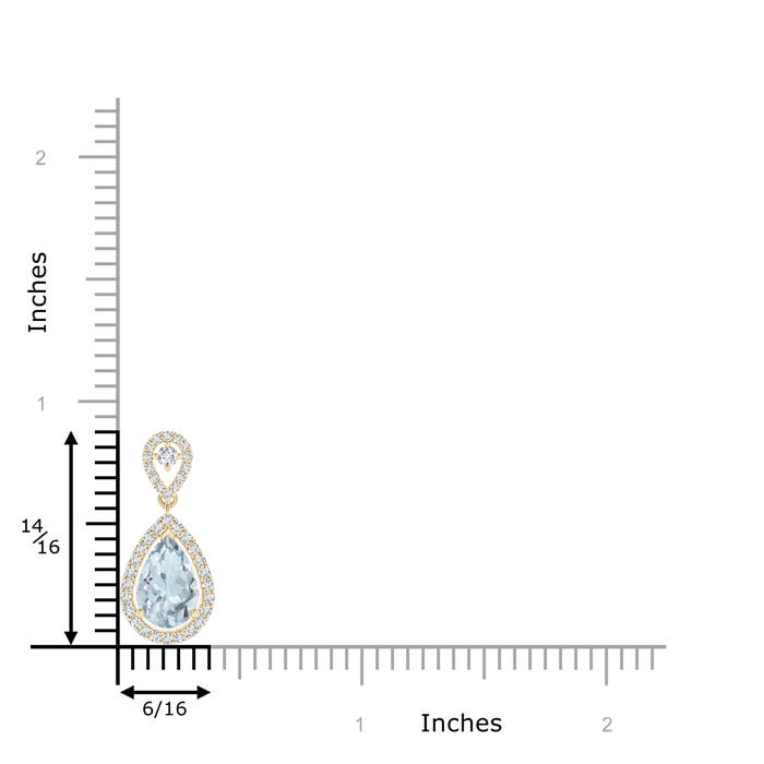 A - Aquamarine / 1.37 CT / 14 KT Yellow Gold