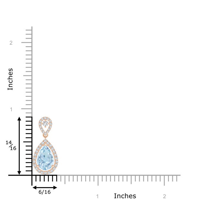 AA - Aquamarine / 1.37 CT / 14 KT Rose Gold