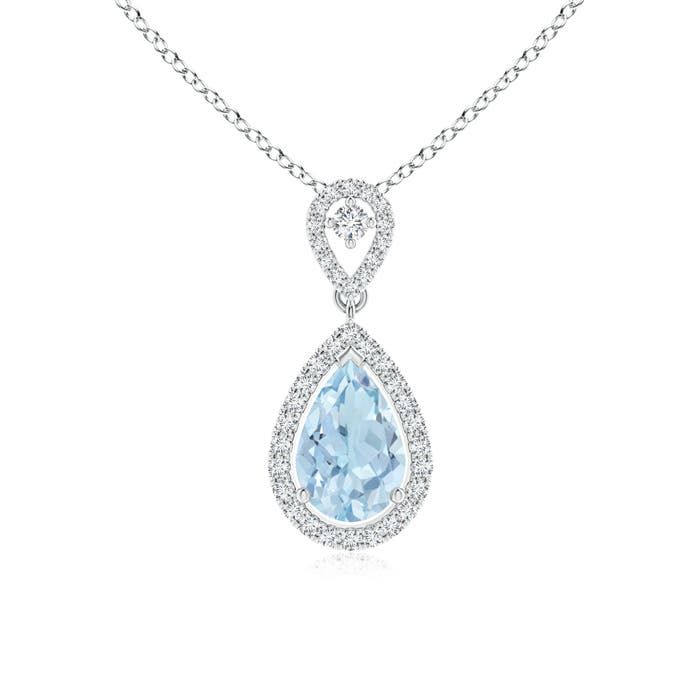 AA - Aquamarine / 1.37 CT / 14 KT White Gold