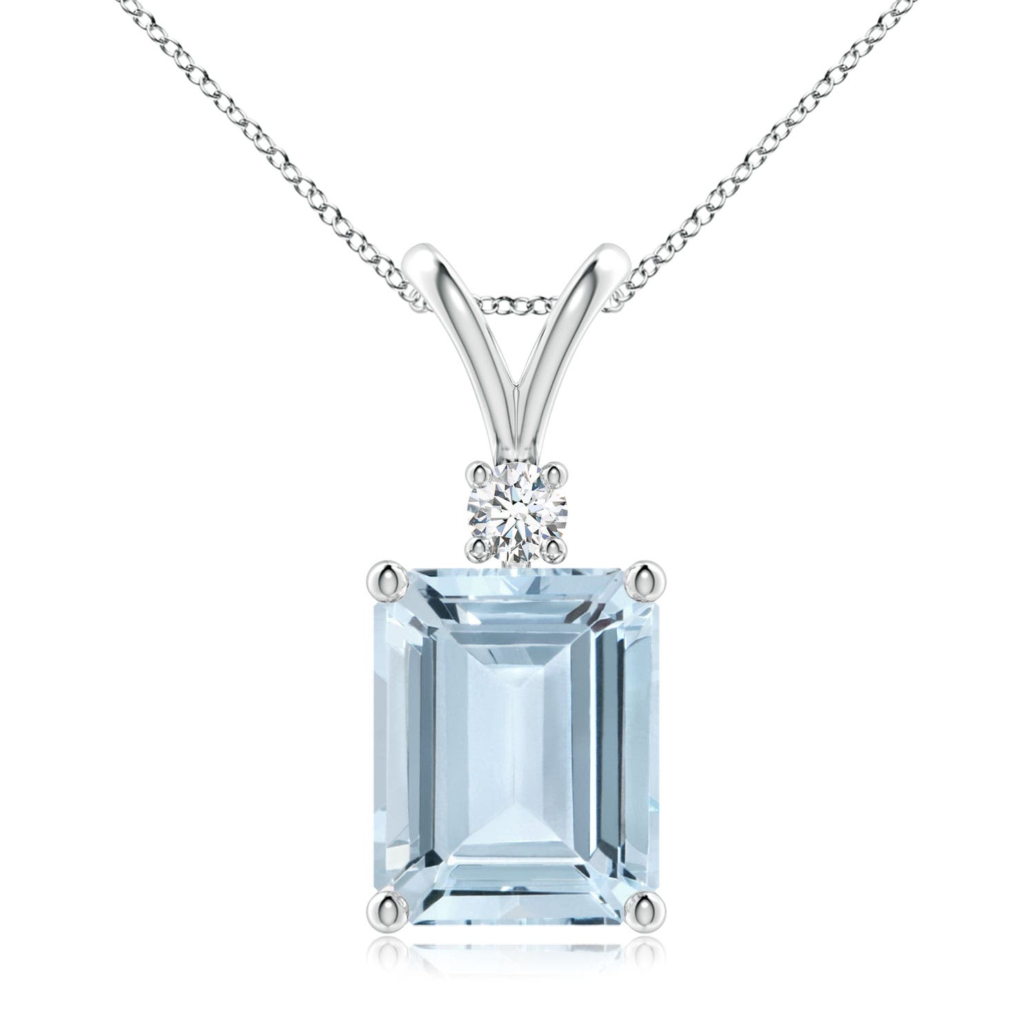 A - Aquamarine / 3.11 CT / 14 KT White Gold