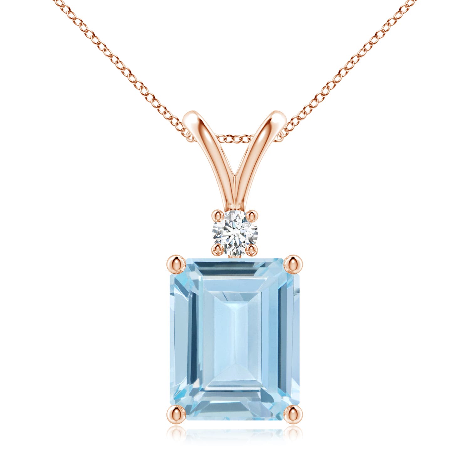 AA - Aquamarine / 3.11 CT / 14 KT Rose Gold