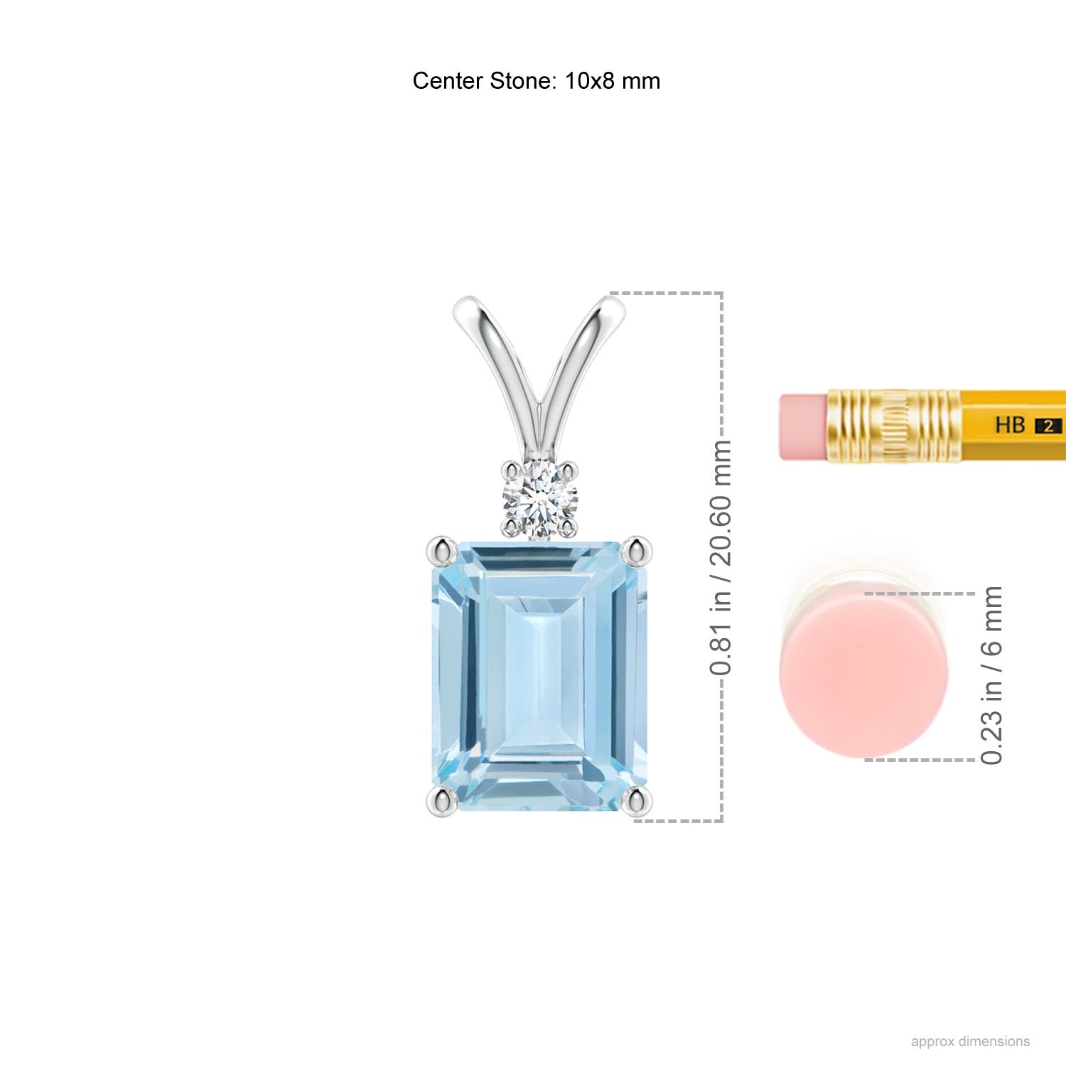 AA - Aquamarine / 3.11 CT / 14 KT White Gold