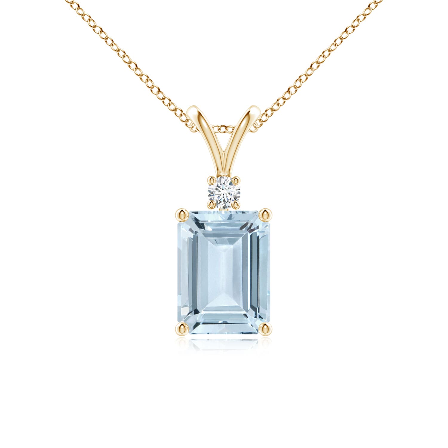 A - Aquamarine / 1.39 CT / 14 KT Yellow Gold