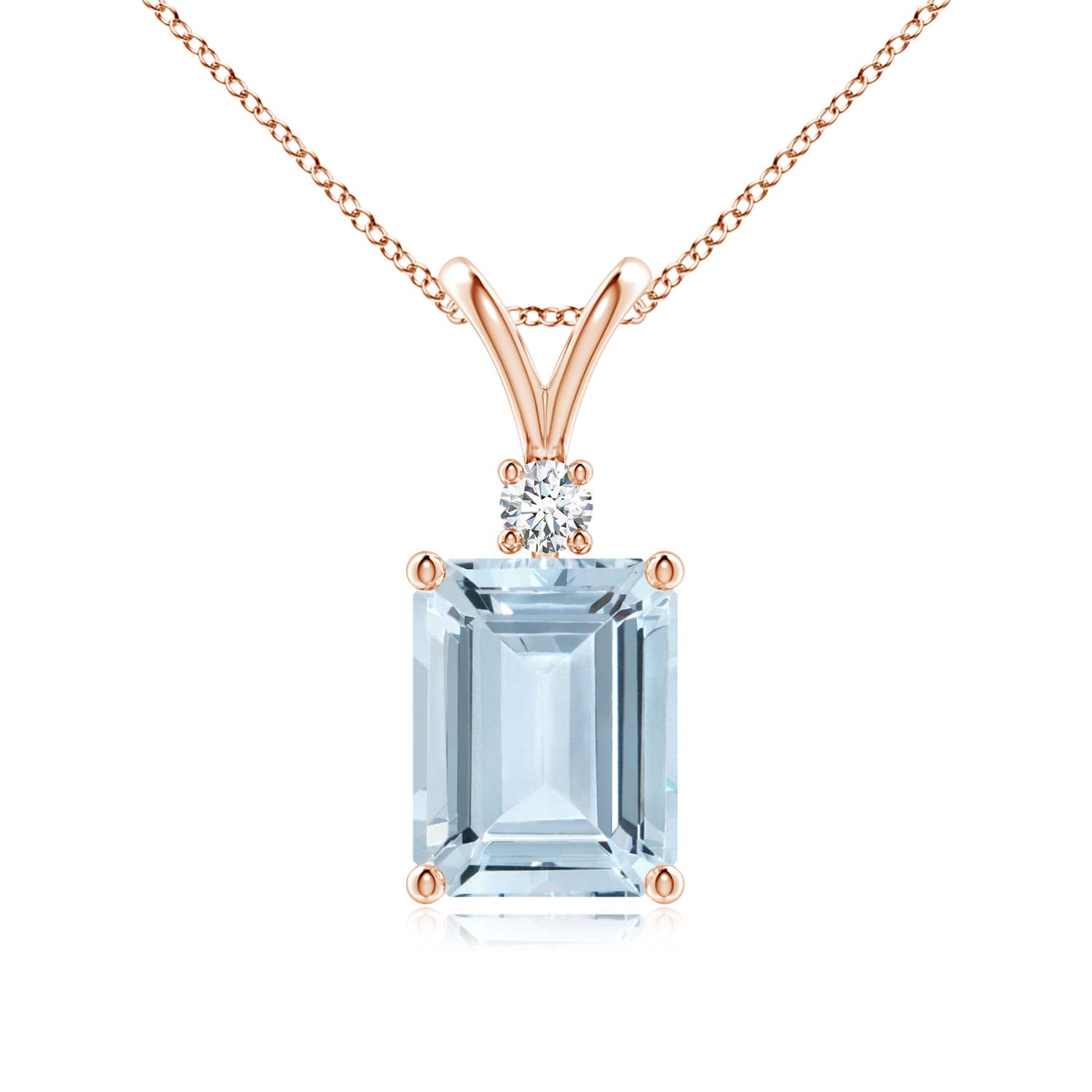 A - Aquamarine / 2.07 CT / 14 KT Rose Gold