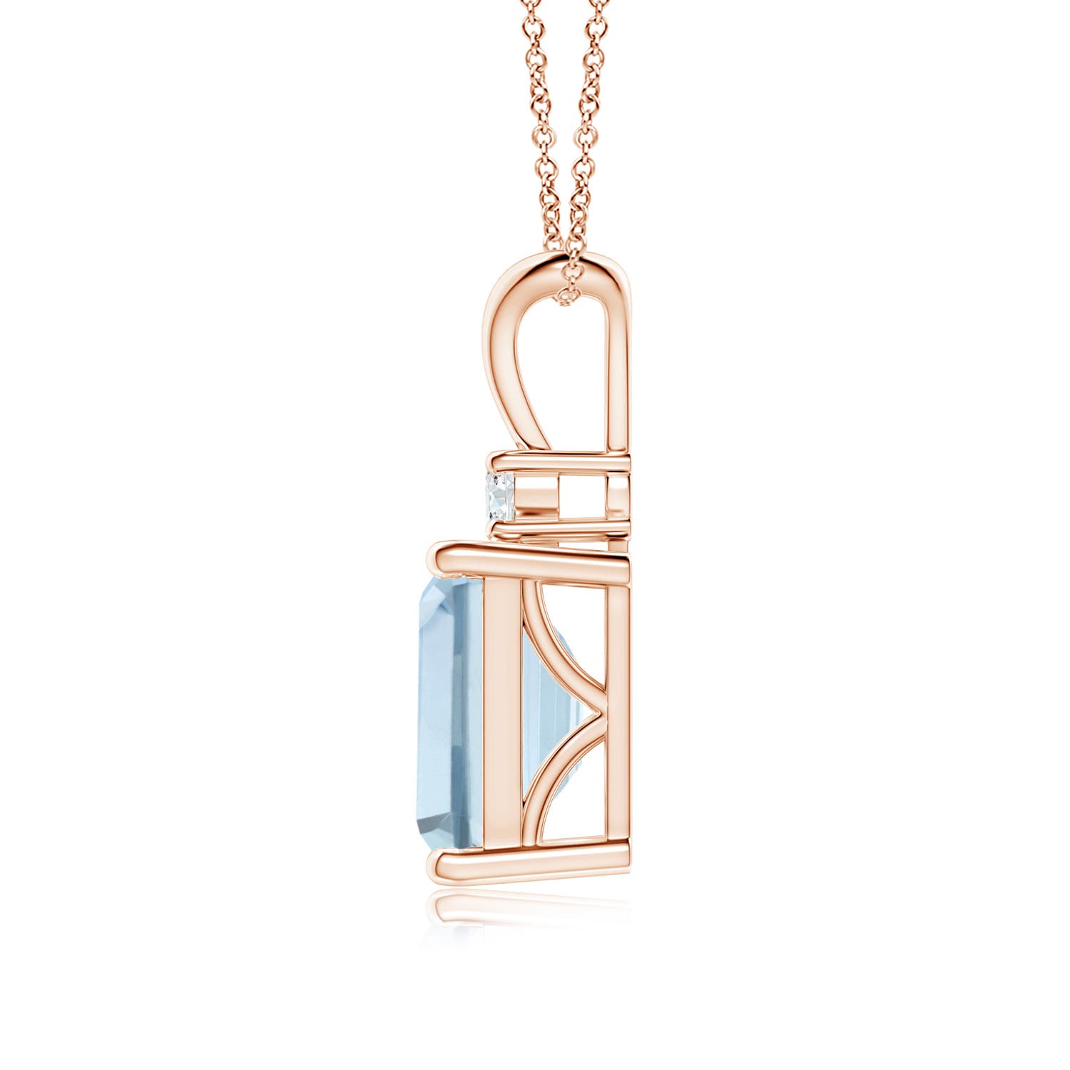 A - Aquamarine / 2.07 CT / 14 KT Rose Gold