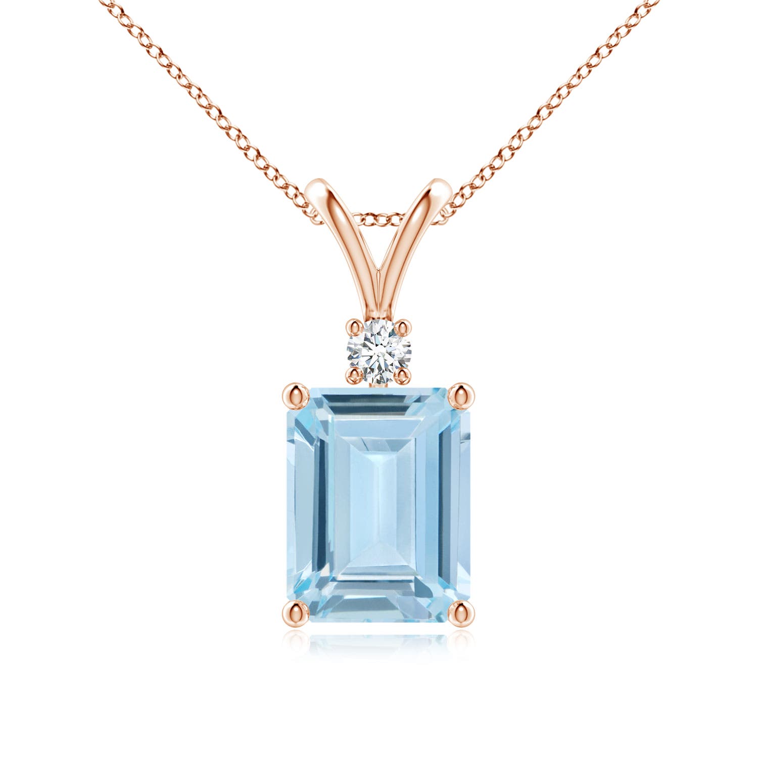 AA - Aquamarine / 2.07 CT / 14 KT Rose Gold