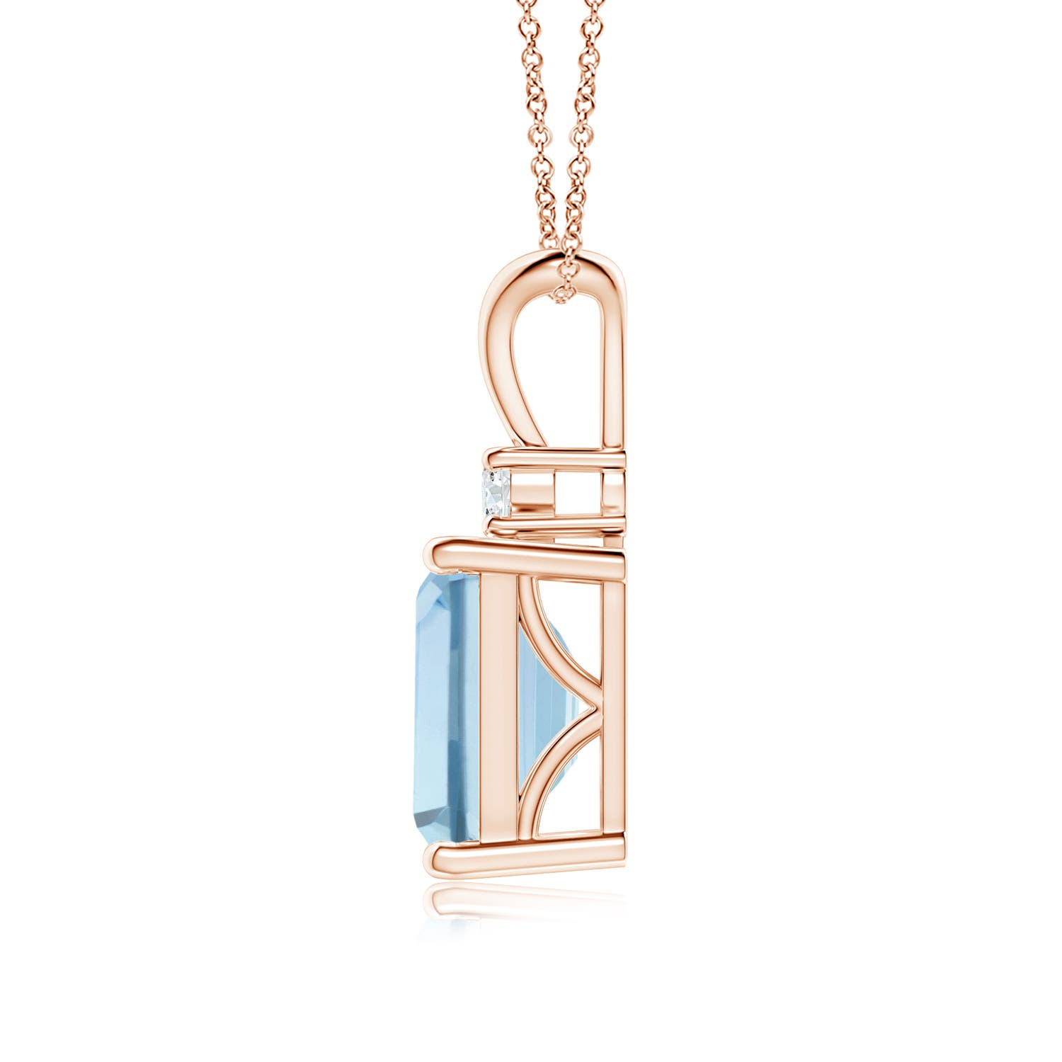 AA - Aquamarine / 2.07 CT / 14 KT Rose Gold