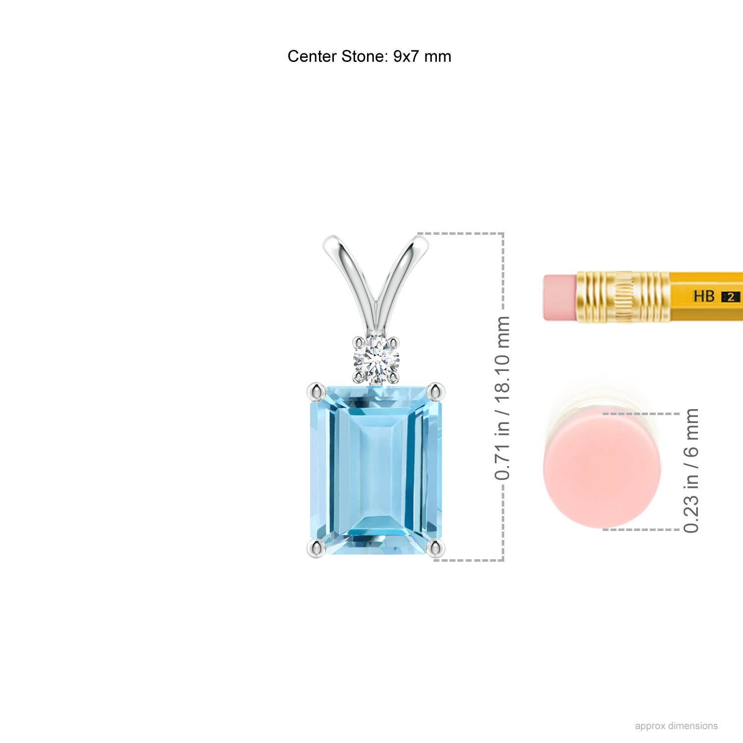 AAAA - Aquamarine / 2.07 CT / 14 KT White Gold