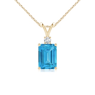 Emerald Cut Fancy Intense, VS2 Blue Diamond