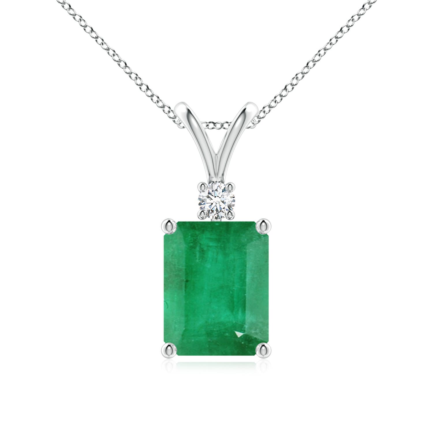 A - Emerald / 2.32 CT / 14 KT White Gold