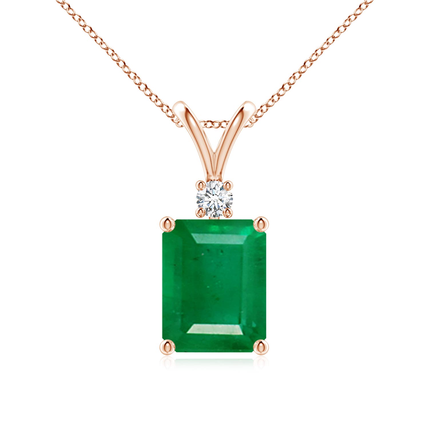 AA - Emerald / 2.32 CT / 14 KT Rose Gold