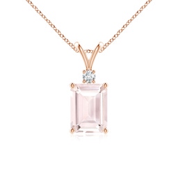 Dangle Rose Gold Morganite Necklaces & Pendants