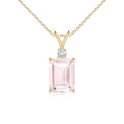 Dangle Yellow Gold Morganite Necklaces & Pendants