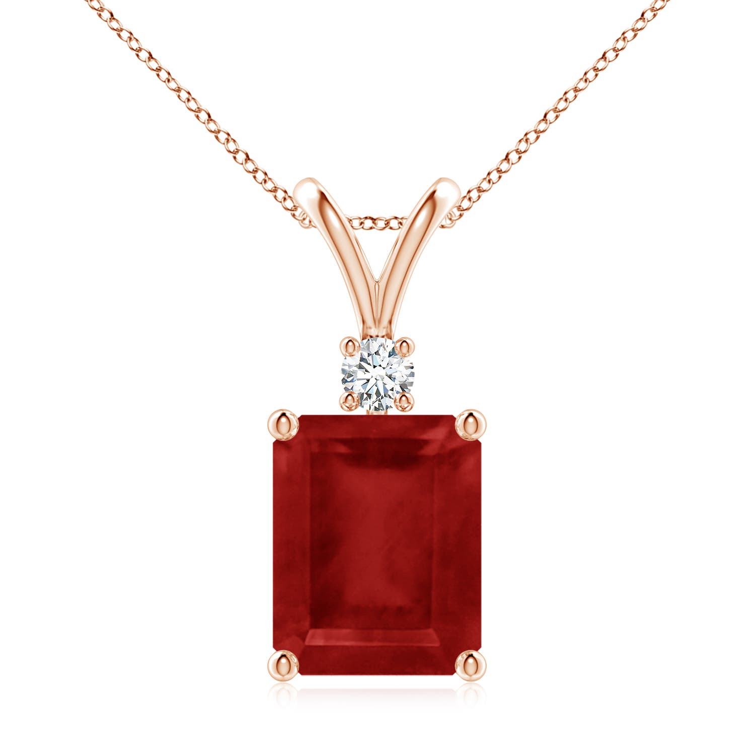 AA - Ruby / 4.11 CT / 14 KT Rose Gold