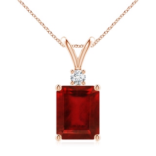 Emerald Cut AAAA Ruby