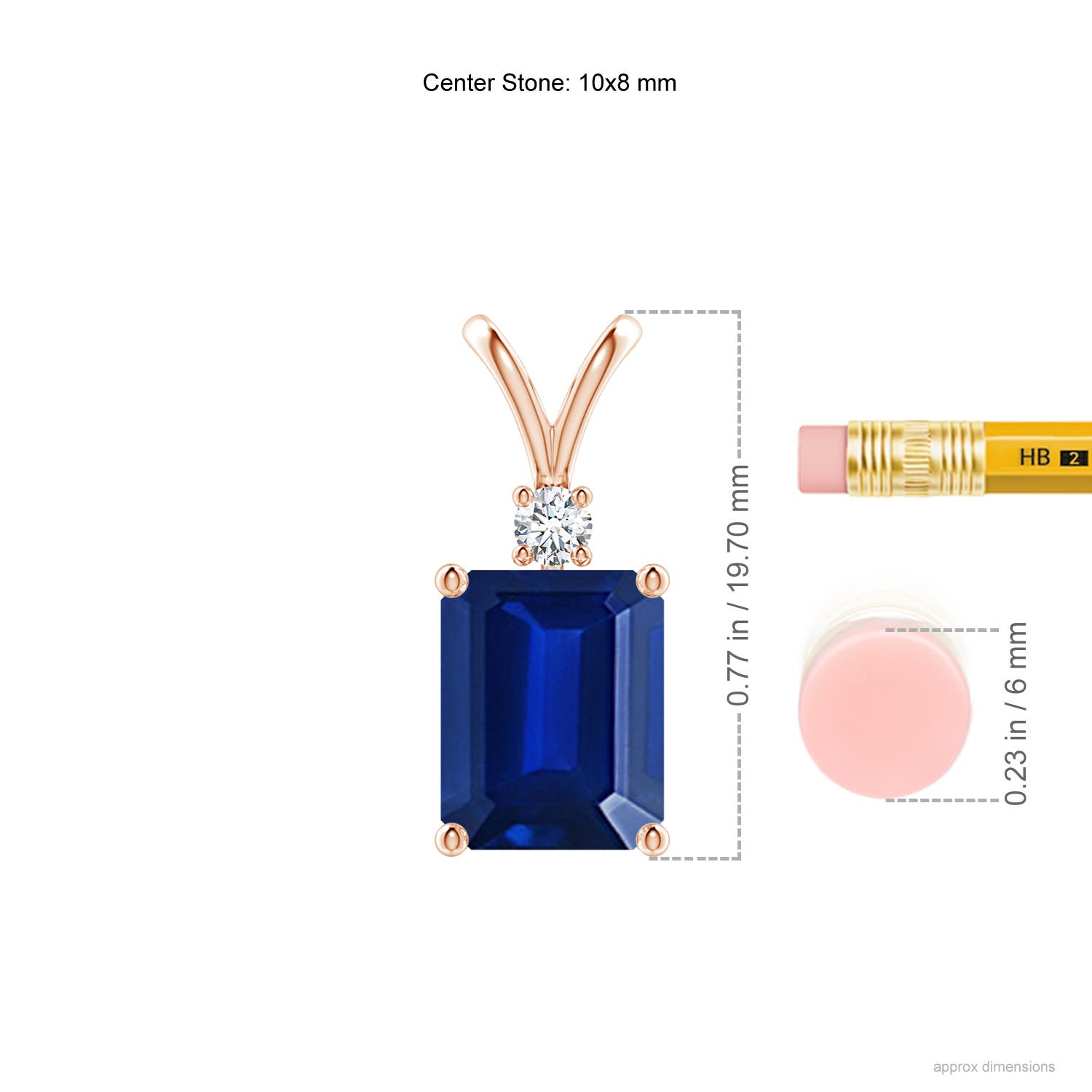 AAAA - Blue Sapphire / 3.51 CT / 14 KT Rose Gold