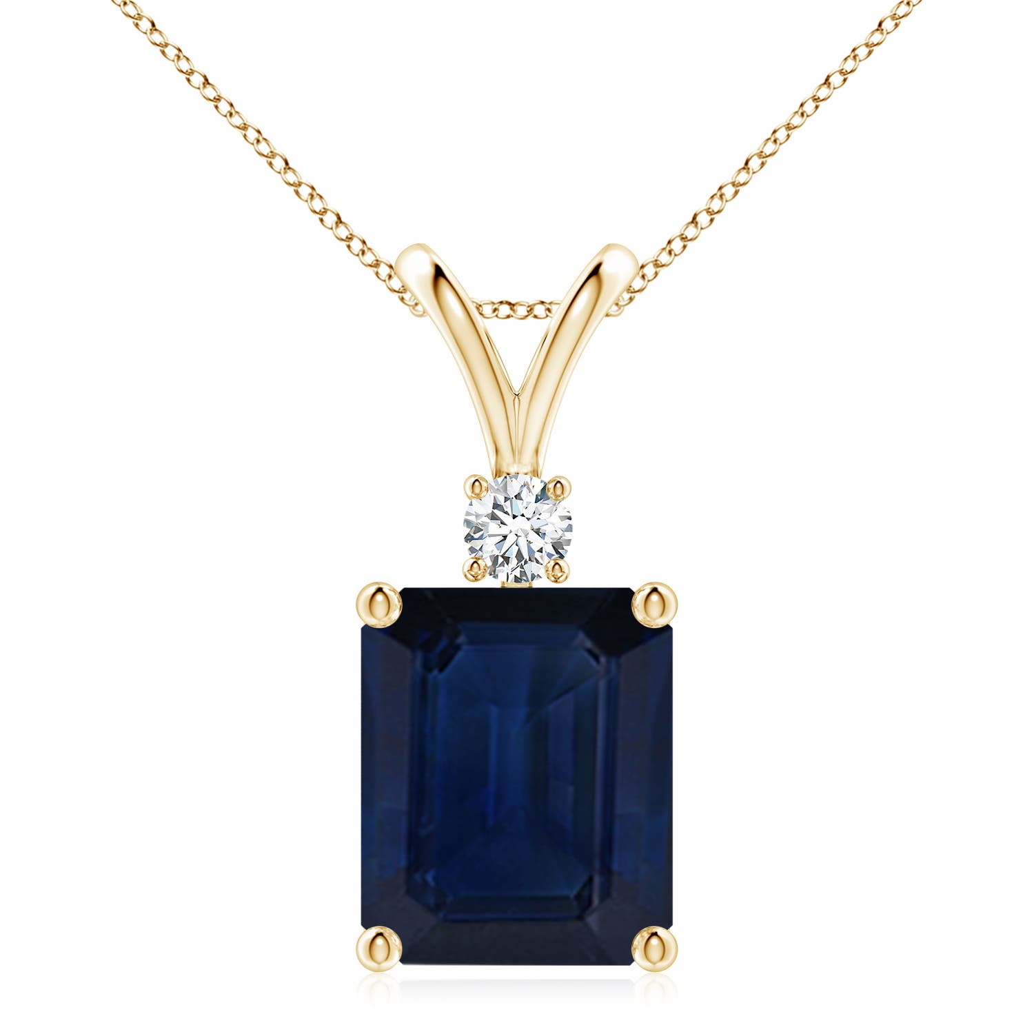 AA - Blue Sapphire / 5.66 CT / 14 KT Yellow Gold