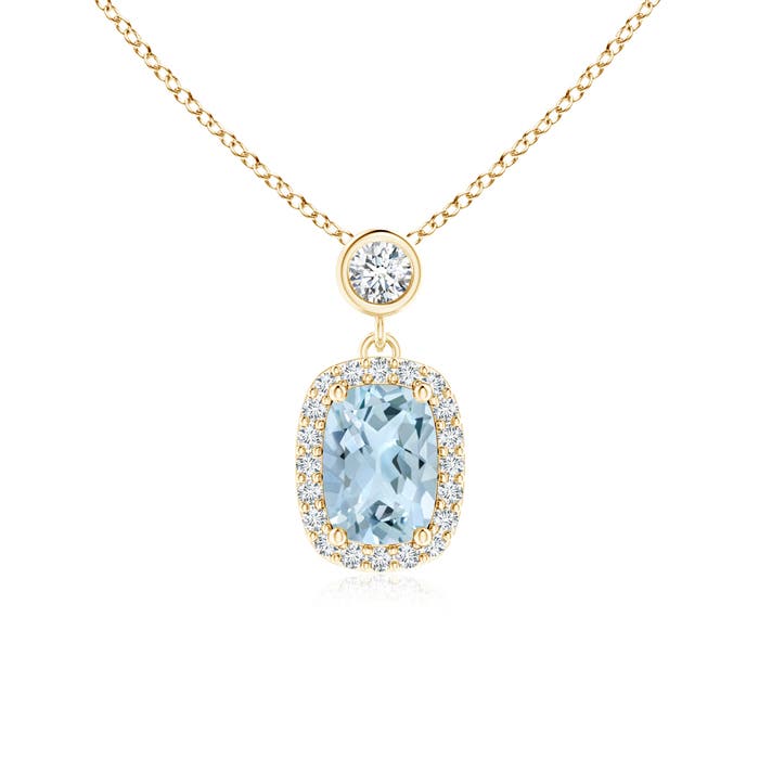 AA - Aquamarine / 1.12 CT / 14 KT Yellow Gold