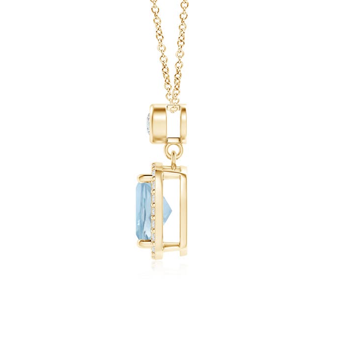 AA - Aquamarine / 1.12 CT / 14 KT Yellow Gold