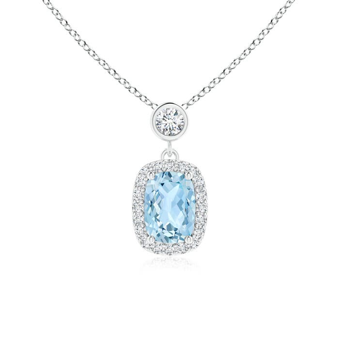 AAA - Aquamarine / 1.12 CT / 14 KT White Gold