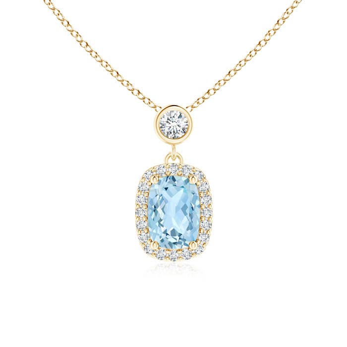 AAA - Aquamarine / 1.12 CT / 14 KT Yellow Gold