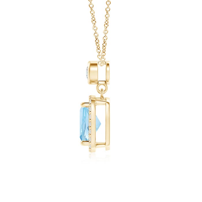 AAA - Aquamarine / 1.12 CT / 14 KT Yellow Gold