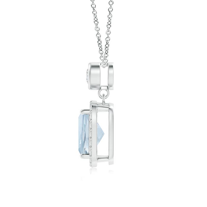 A - Aquamarine / 1.51 CT / 14 KT White Gold