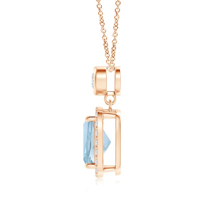 AA - Aquamarine / 1.51 CT / 14 KT Rose Gold