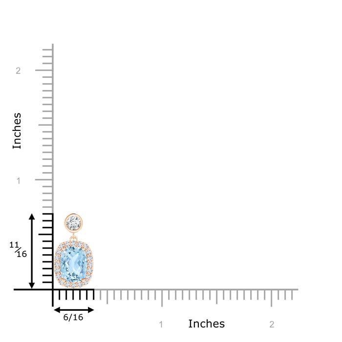 AAA - Aquamarine / 1.51 CT / 14 KT Rose Gold