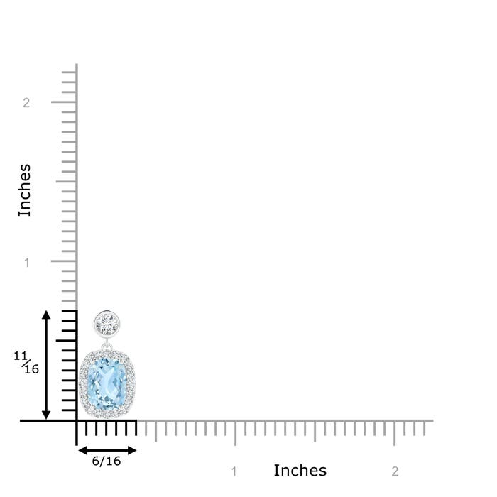 AAA - Aquamarine / 1.51 CT / 14 KT White Gold