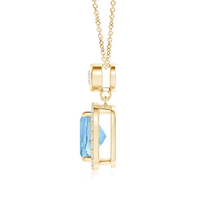 AAAA - Aquamarine / 1.51 CT / 14 KT Yellow Gold