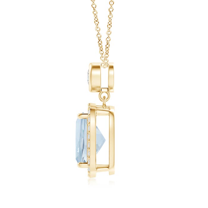 A - Aquamarine / 2.22 CT / 14 KT Yellow Gold