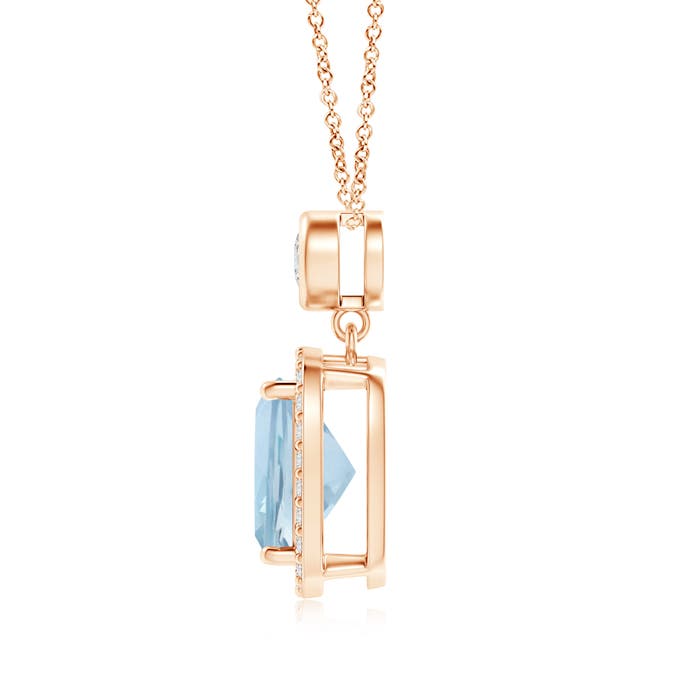 AA - Aquamarine / 2.22 CT / 14 KT Rose Gold