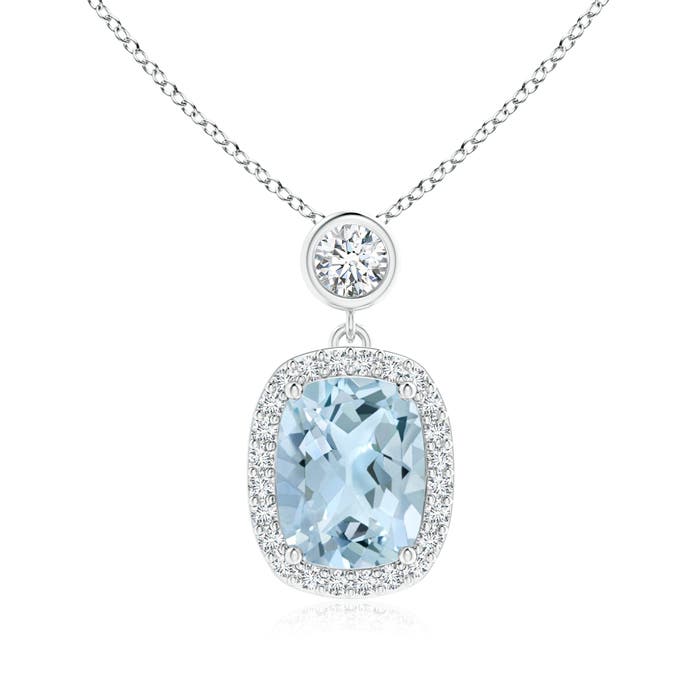 AA - Aquamarine / 2.22 CT / 14 KT White Gold