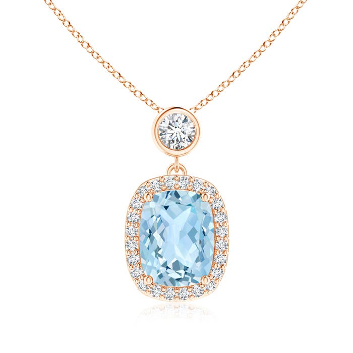 AAA - Aquamarine / 2.22 CT / 14 KT Rose Gold