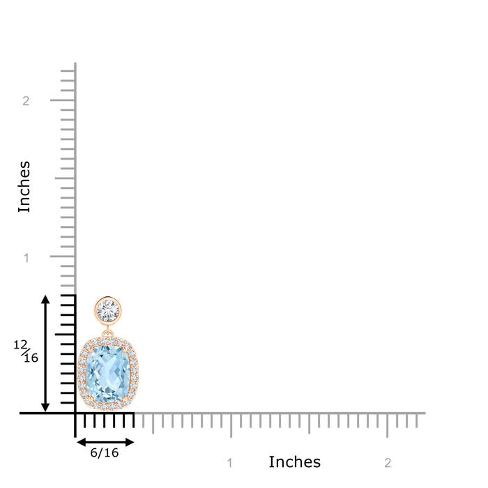 AAA - Aquamarine / 2.22 CT / 14 KT Rose Gold