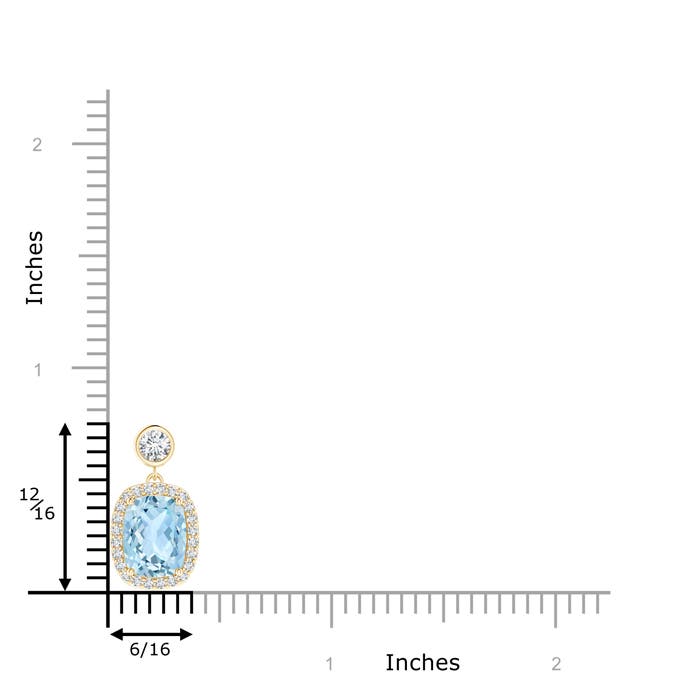 AAA - Aquamarine / 2.22 CT / 14 KT Yellow Gold