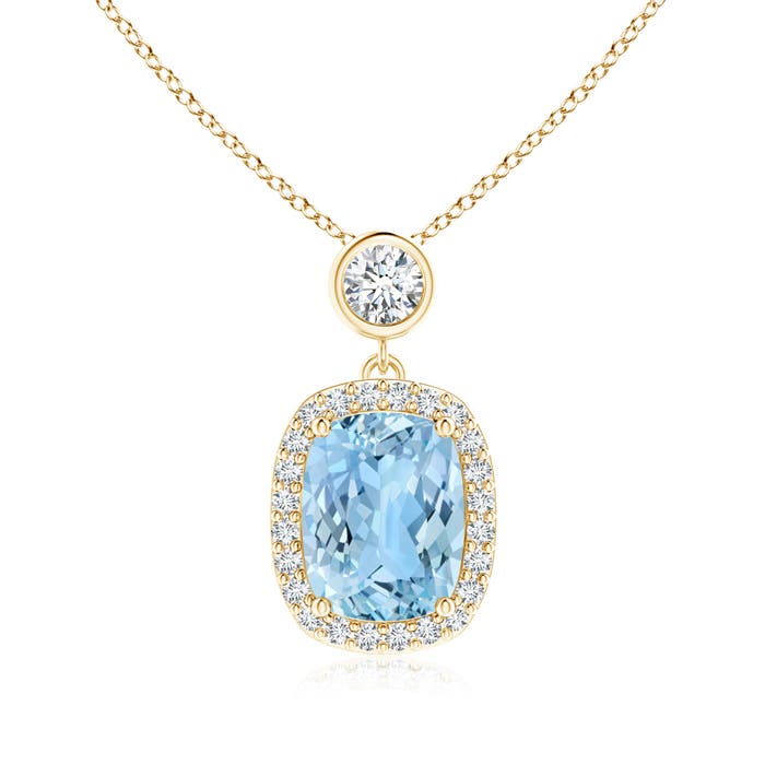 AAAA - Aquamarine / 2.22 CT / 14 KT Yellow Gold