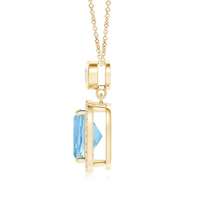 AAAA - Aquamarine / 2.22 CT / 14 KT Yellow Gold