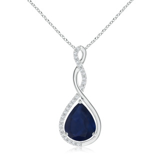 Pear A Blue Sapphire