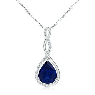Pear AA Blue Sapphire