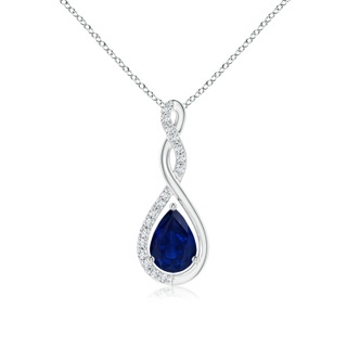 Pear AA Blue Sapphire