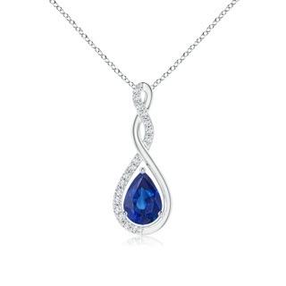 Pear AAA Blue Sapphire