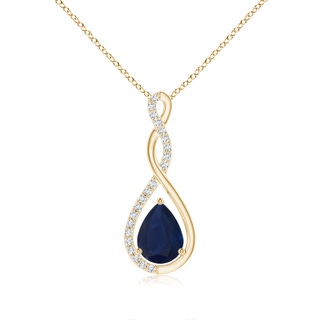 Pear A Blue Sapphire